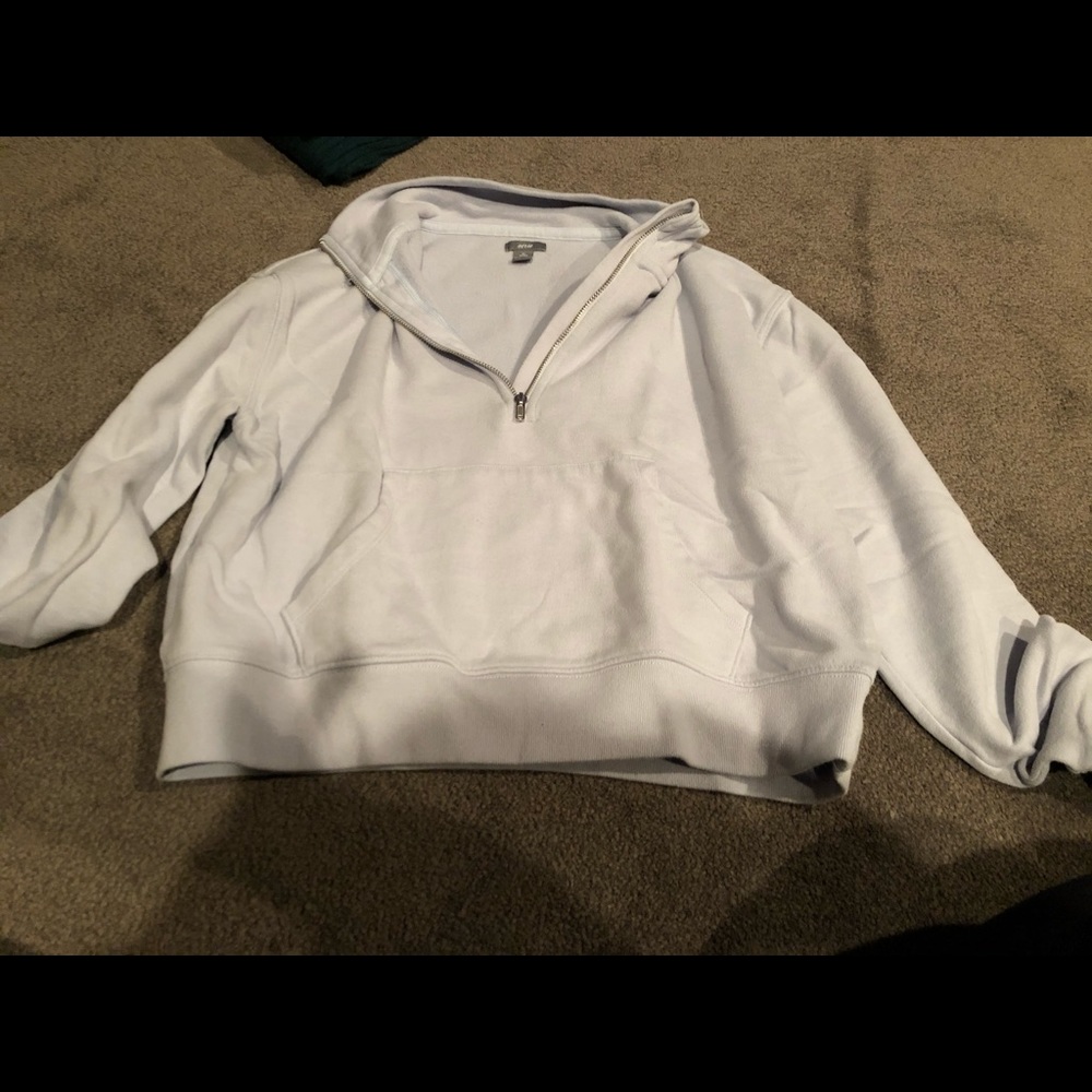 Cropped aerie quarter zip